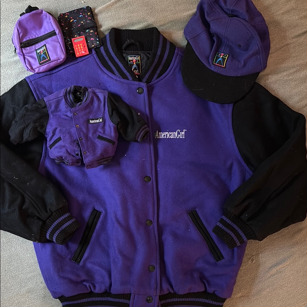 American Girl Purple and Black Sporty Jacket